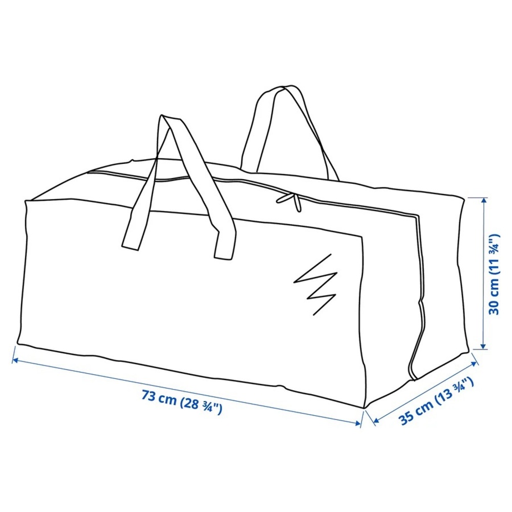 IKEA Blue Extra Large Storage Bags Set of 2 - Picture 5 of 5